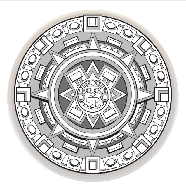 Adobe Illustrator - Mayan calendar